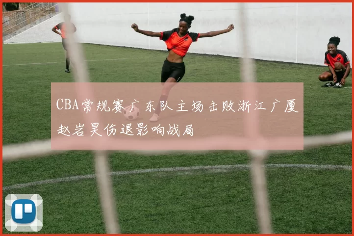 CBA常规赛广东队主场击败浙江广厦赵岩昊伤退影响战局