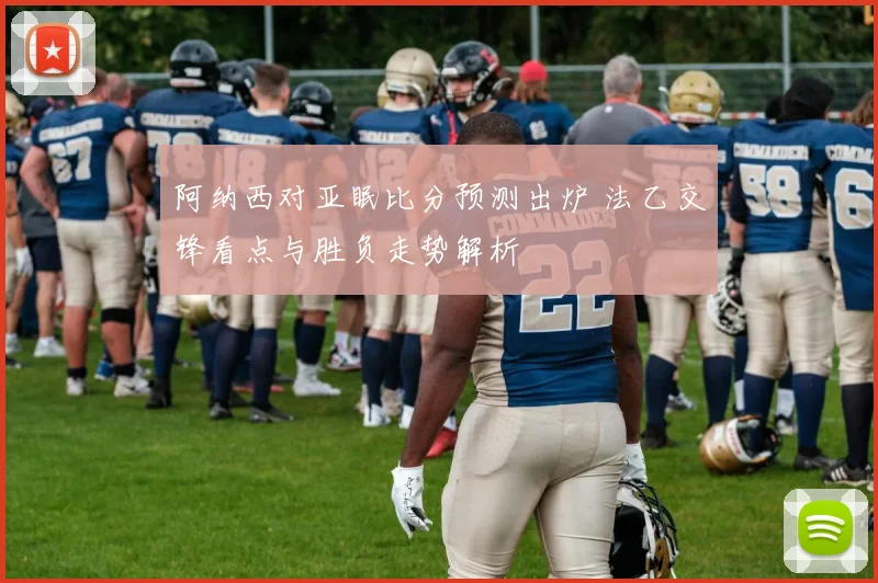 阿纳西对亚眠比分预测出炉 法乙交锋看点与胜负走势解析